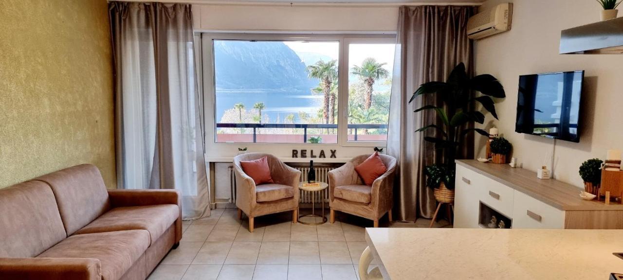 Relax-Lugano Lake Bissone Exterior foto