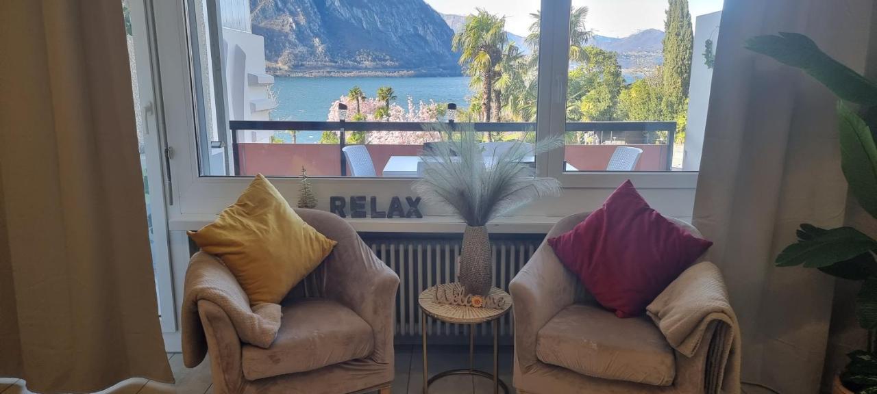 Relax-Lugano Lake Bissone Exterior foto
